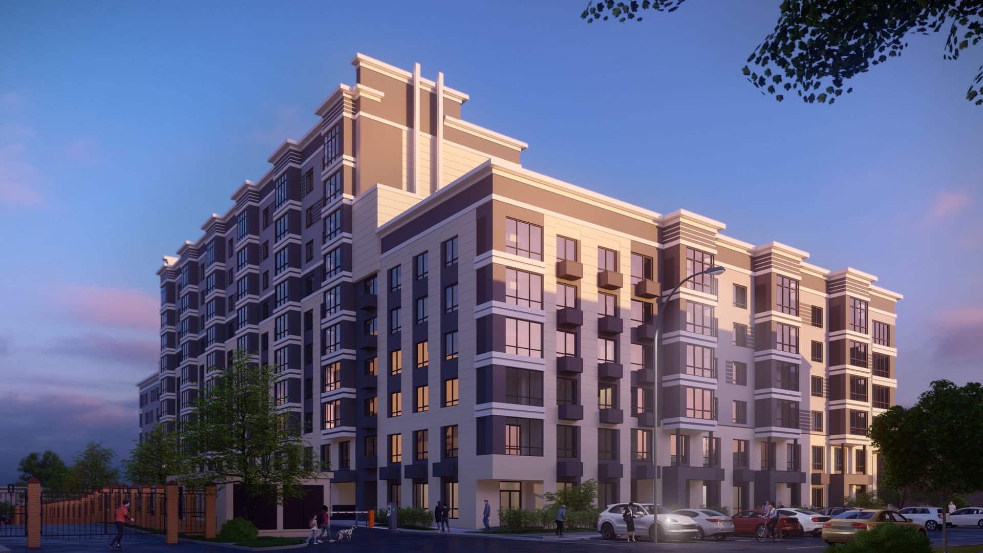 Вечерний вид