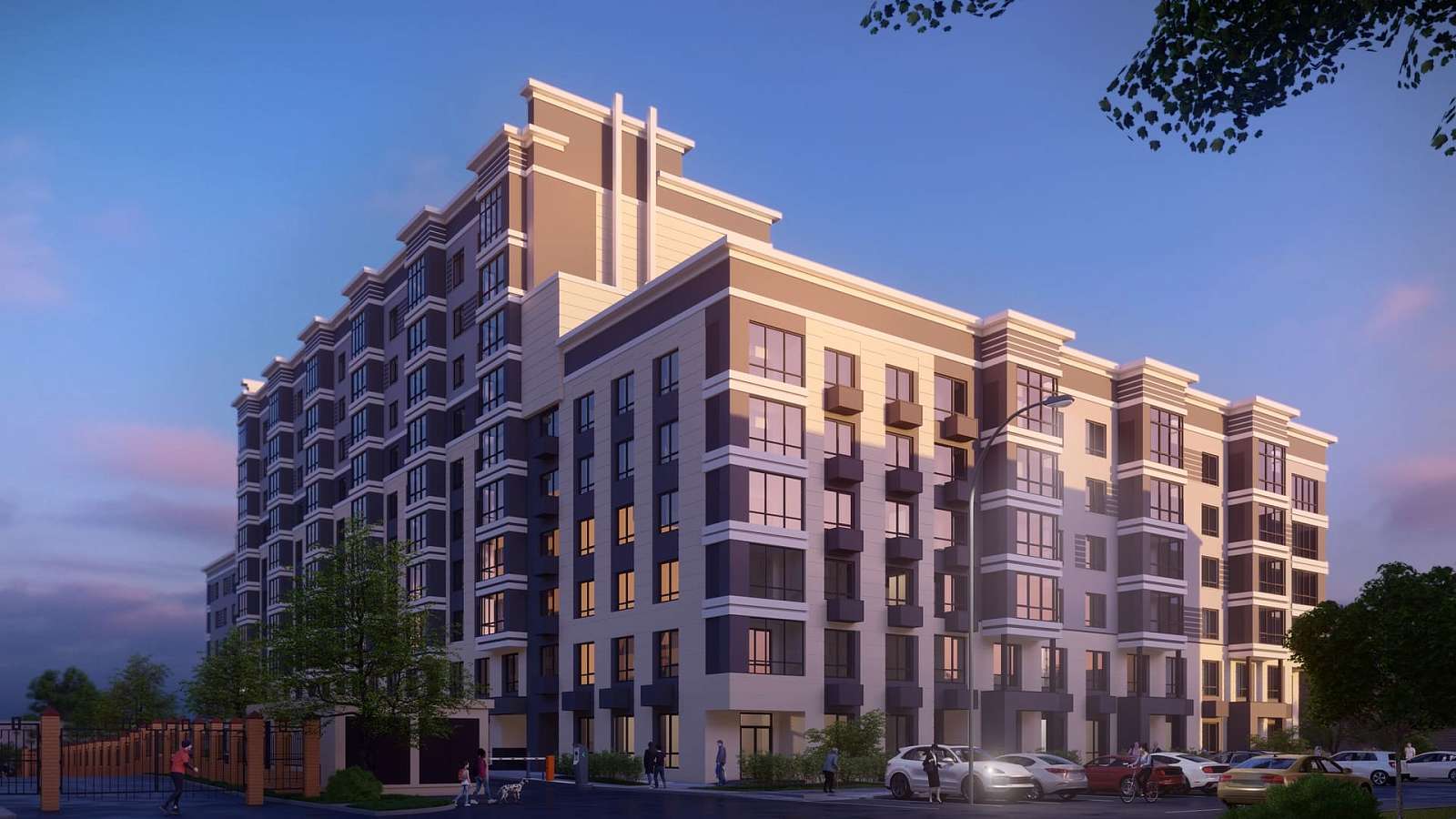 Вечерний вид